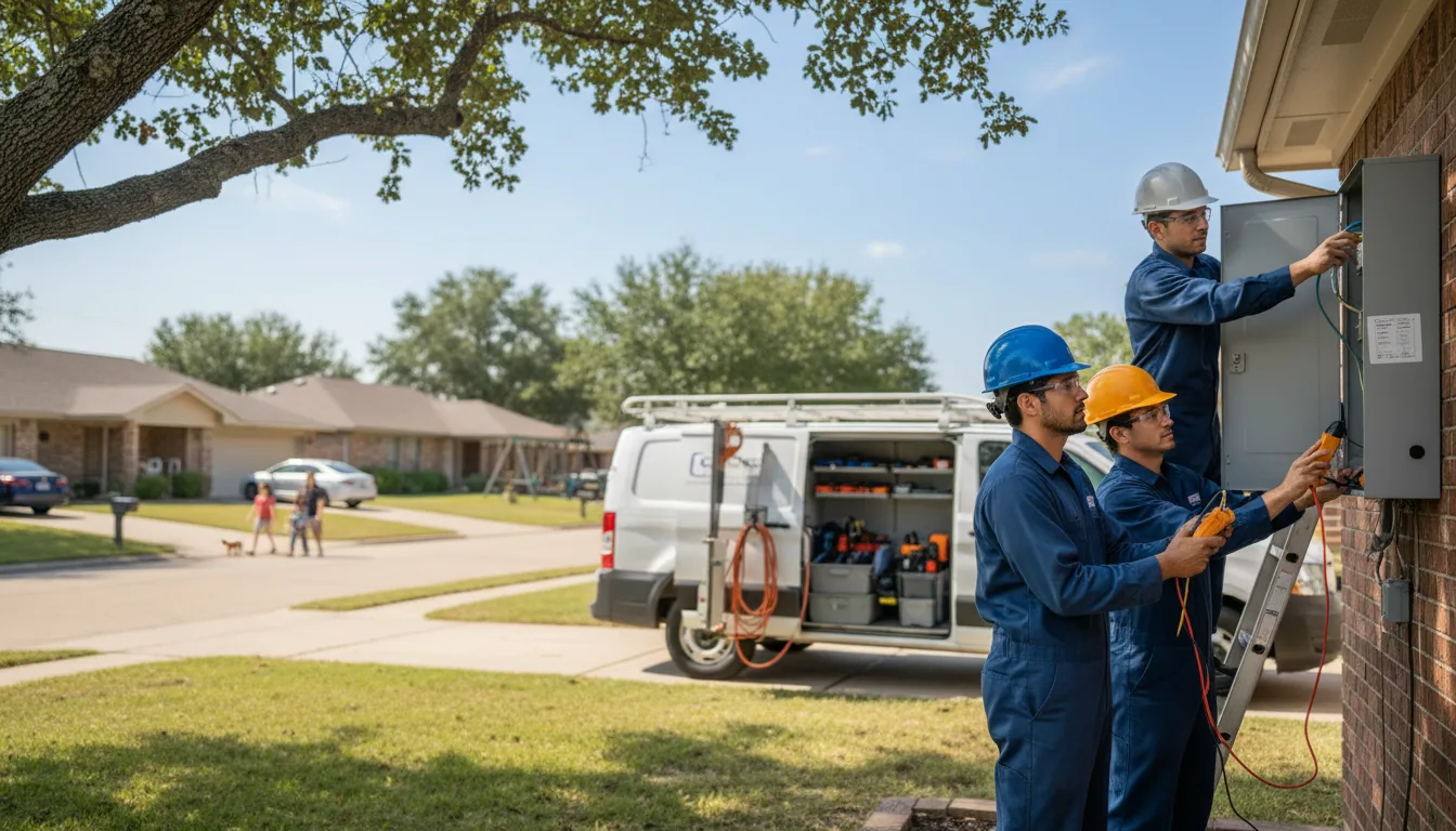Certified electrician providing emergency electrical services in New Florence, MO